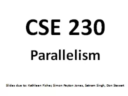 CSE 230
