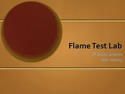 Flame Test Lab