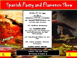 Spanish Party and Flamenco