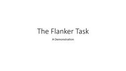 The Flanker Task