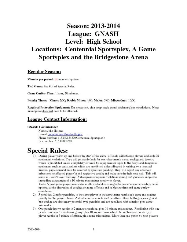 League:  GNASH