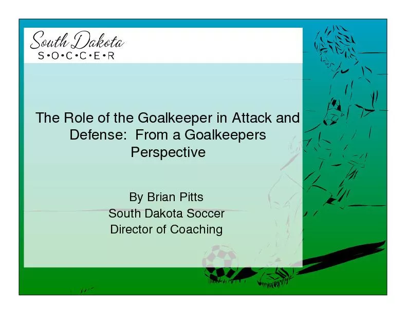 The Role of the Goalkeeper in Attack and Defense:  From a Goalkeepers