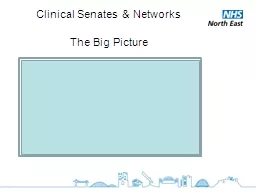 Clinical Senates & Networks
