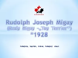 Rudolph Joseph Migay