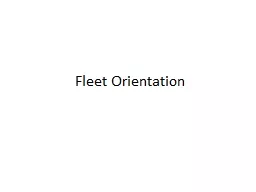 Fleet Orientation
