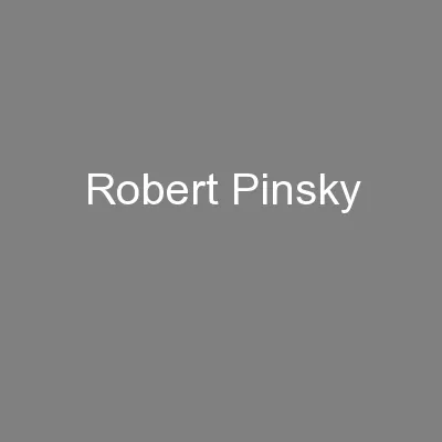 Robert Pinsky