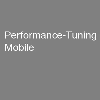 Performance-Tuning Mobile