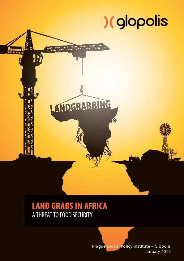 LAND GRABS IN AFRICA