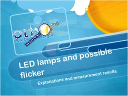LED lamps and possible flicker