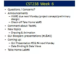 CST238 Week 6