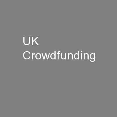 UK  Crowdfunding