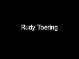 Rudy Toering
