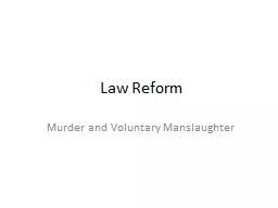 Law Reform