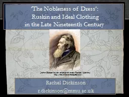 ‘The Nobleness of Dress’:
