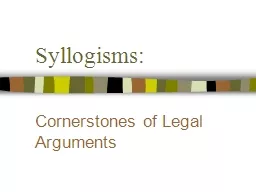 Syllogisms: