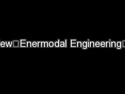 View—Enermodal Engineering’s