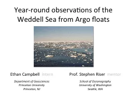Year-round observations of the Weddell Sea from Argo floats