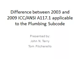 Difference between 2003 and 2009 ICC/ANSI A117.1 applicable