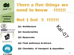 1 There a five things we need to know    !!!!!!!