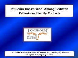 Influenza Transmission Among Pediatric Patients and Family