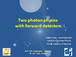 Two photon physics