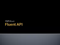 Fluent API