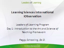 Learning Sciences International