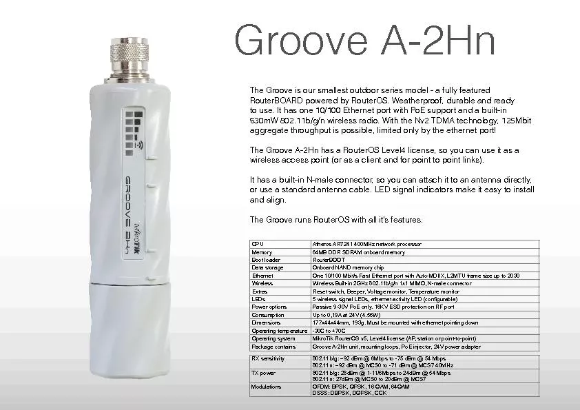 Groove A-2HnThe Groove is our smallest outdoor series model - a fully