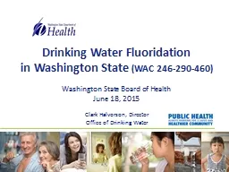 Drinking Water Fluoridation