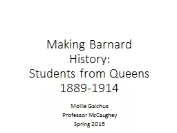 Making Barnard History: