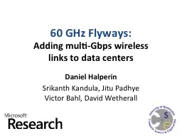 60 GHz Flyways: