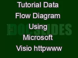 Tutorial Data Flow Diagram Using Microsoft Visio httpwww