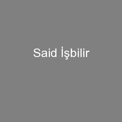 Said İşbilir