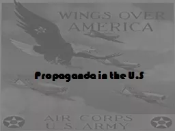 Propaganda in the U.S