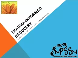 Trauma-informed recovery