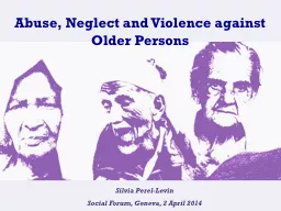 Abuse, Neglect and Violence against