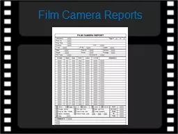 Film Camera Reports