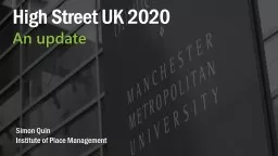 High Street UK 2020