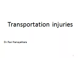 Transportation injuries