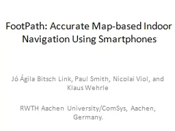 FootPath: Accurate Map-based Indoor Navigation