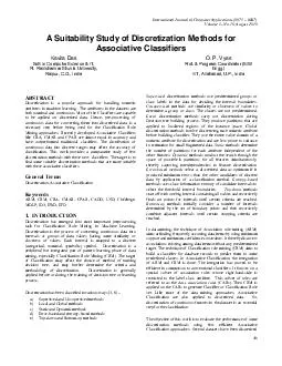 International Journal of Computer Applications   Volume  No