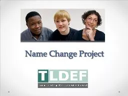 Name Change Project