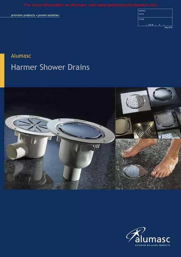 Aluminium Shower Drains