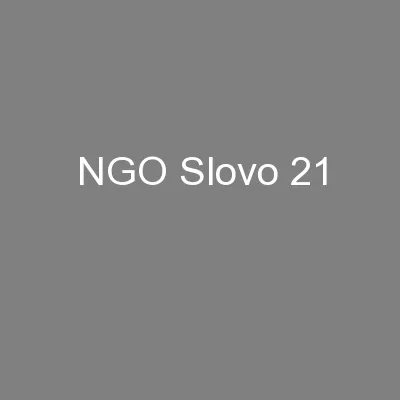 NGO Slovo 21