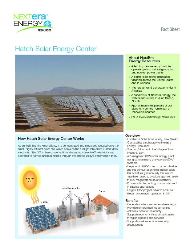 Hatch Solar Energy Center