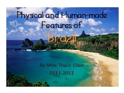 Physical and Human-made Features of