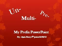 My Prefix PowerPoint