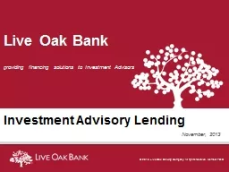 Investment Advisory Lending