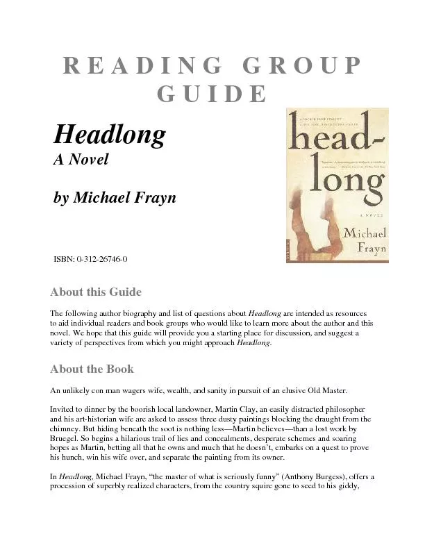 READING GROUP GUIDE