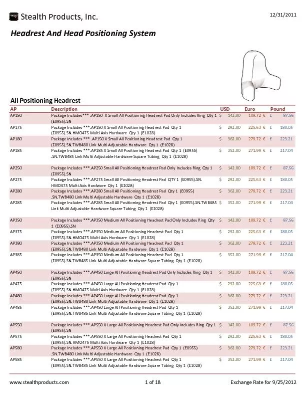 PositioningAPDescriptionUSDEuroPoundAP150PackageIncludes***SmallPositi